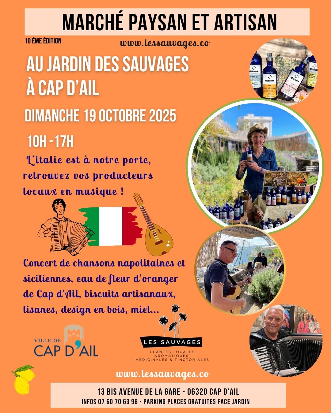 Dimanche 19/10/2025 Concert et marché paysan