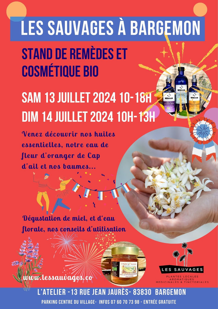 Les Sauvages à Bargemon les 13 et 14 juillet 2024