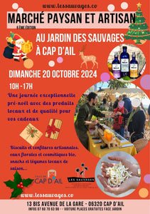 Marché au jardin des Sauvages dimanche  20/10/2024