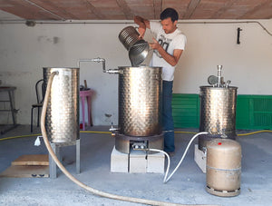 Distillation de l'hydrolat de lavande